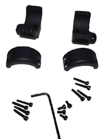 This two piece 1" scope mount is compatible with various Tikka rifles. Lightweight aluminum construction.